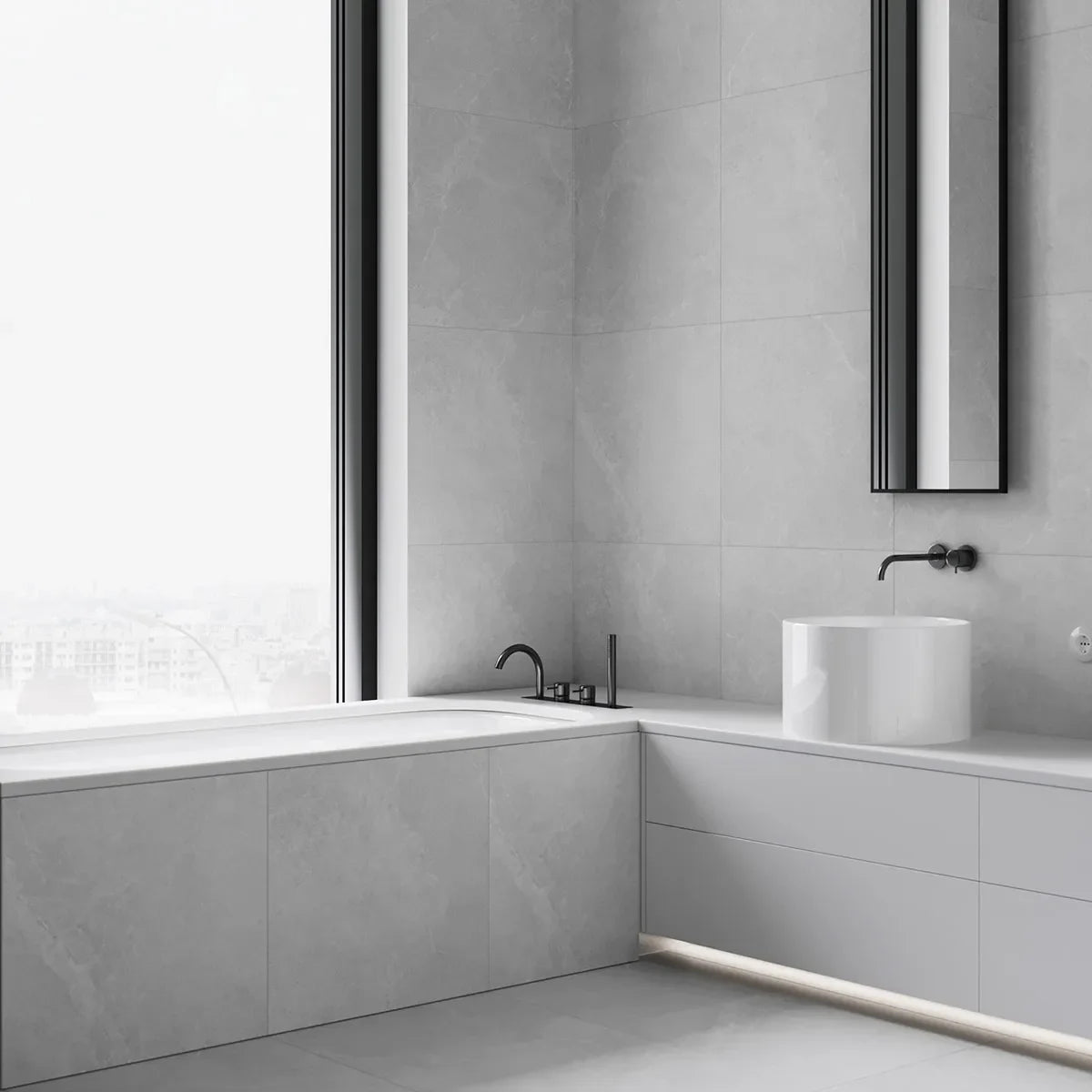 Klinker Storm White 60x60