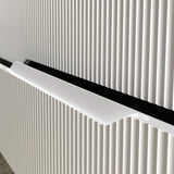 Kommode 100 cm Tenfors Bambu Hvid Mat