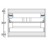 Kommode 120 cm Tenfors Allmoge Marin Blå