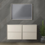 Kommode 120 cm Tenfors Nordlig Beige Mink 4 skuffer
