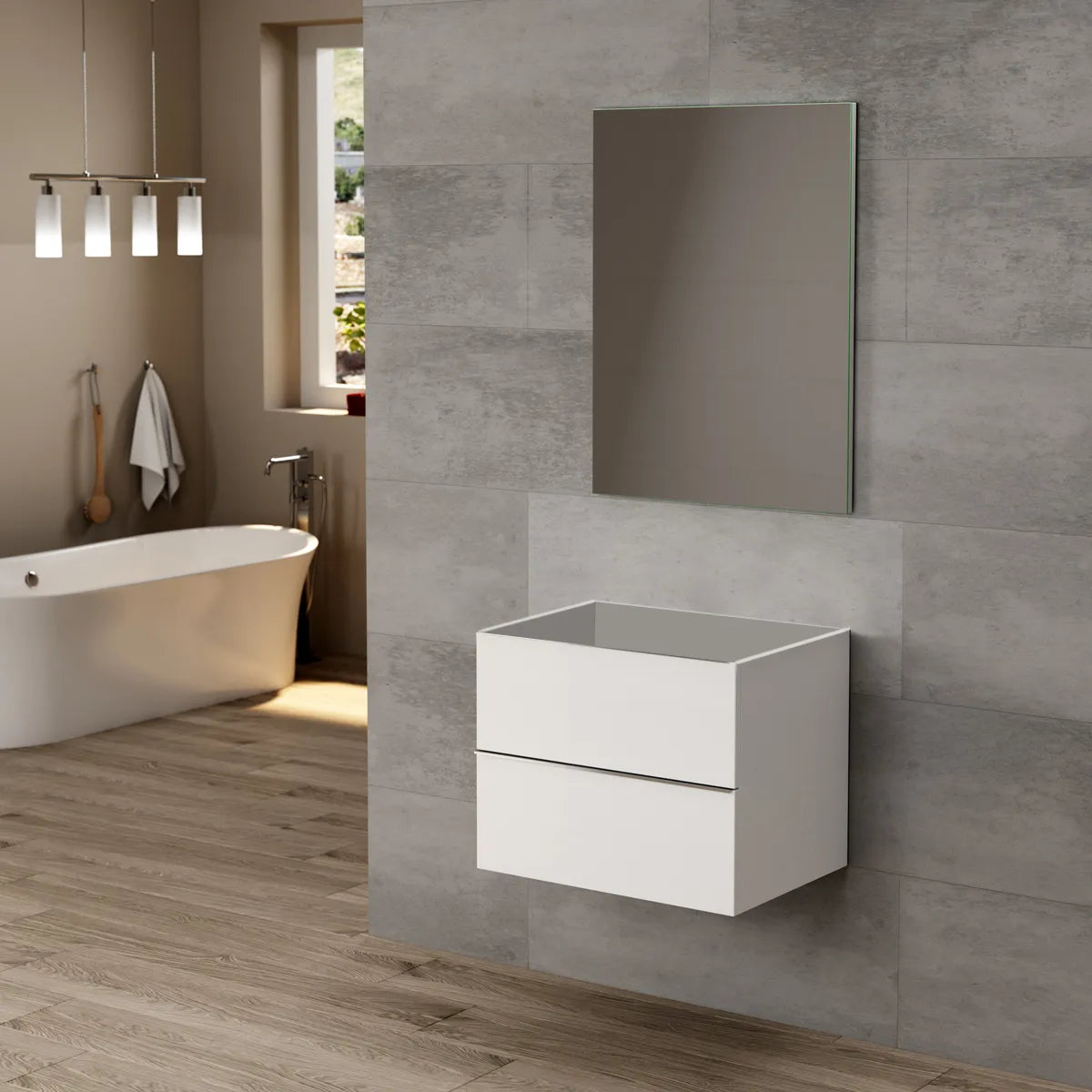 Kommode 60 cm Tenfors Harmoni Hvid Mat