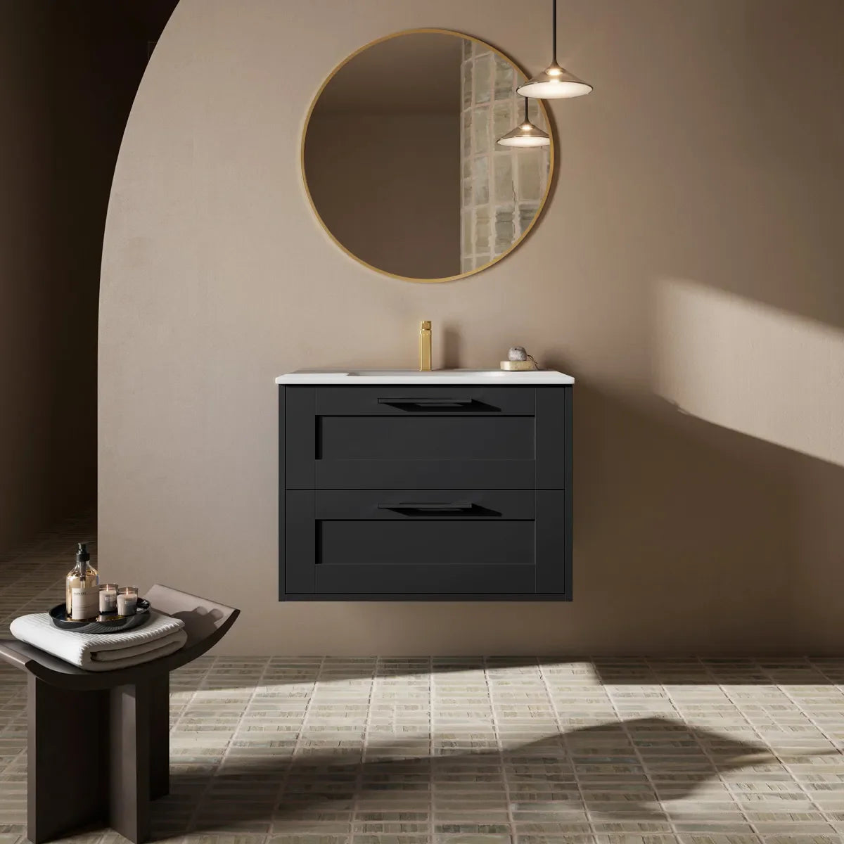Kommode 80 cm Tenfors Allmoge Antracit