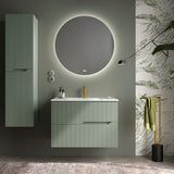 Kommode 80 cm Tenfors Bambu Salvia Mat