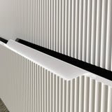 Kommode 80 cm Tenfors Bambu Hvid Mat
