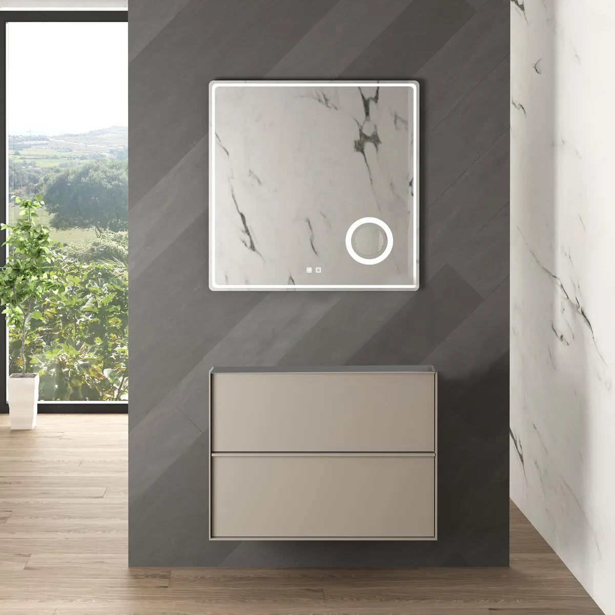 Kommode 80 cm Tenfors Nordlig Beige Mink
