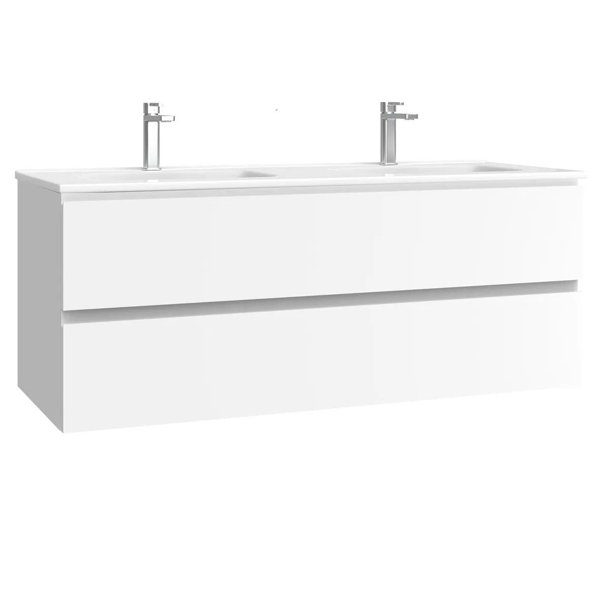 Kommode & Håndvask 120 cm Tenfors Norrvik Hvid Mat
