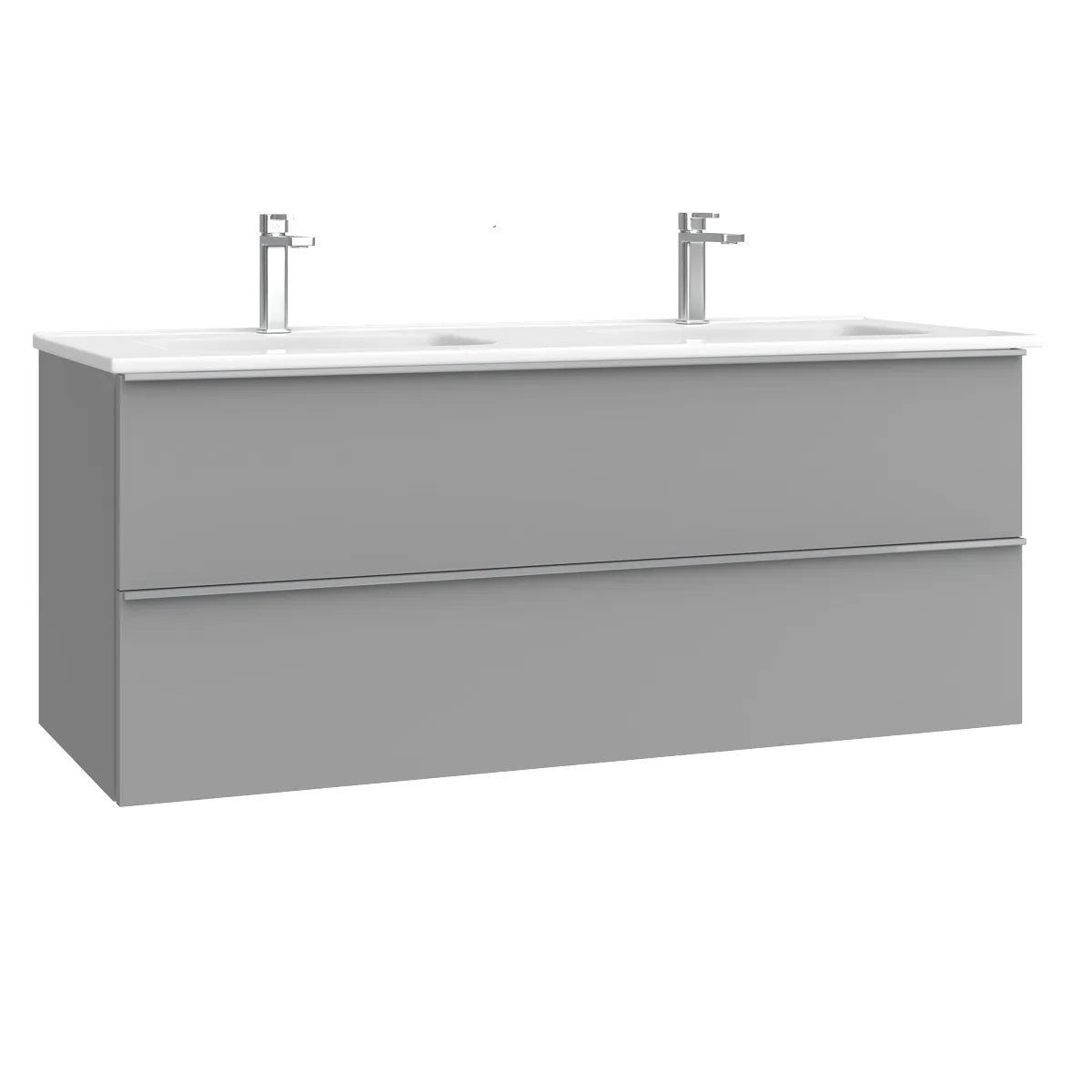 Kommode & Håndvask 120 cm Tenfors Harmoni Grå Mat
