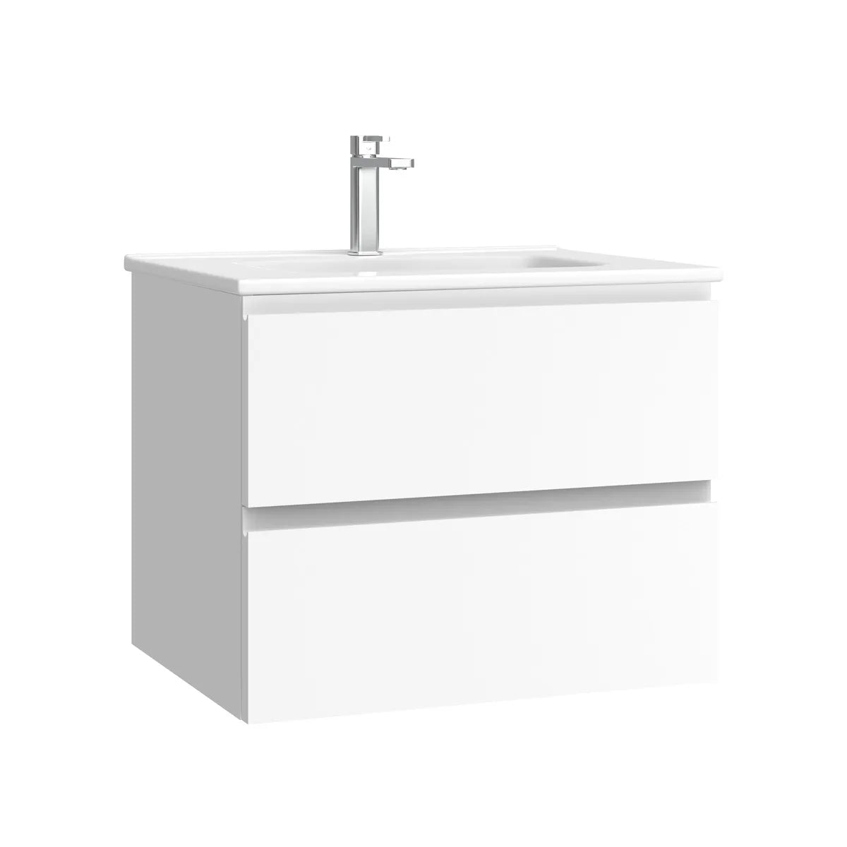 Kommode & Håndvask 60 cm Tenfors Norrvik Hvid Mat