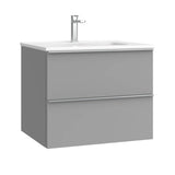Kommode & Håndvask 60 cm Tenfors Harmoni Grå Mat