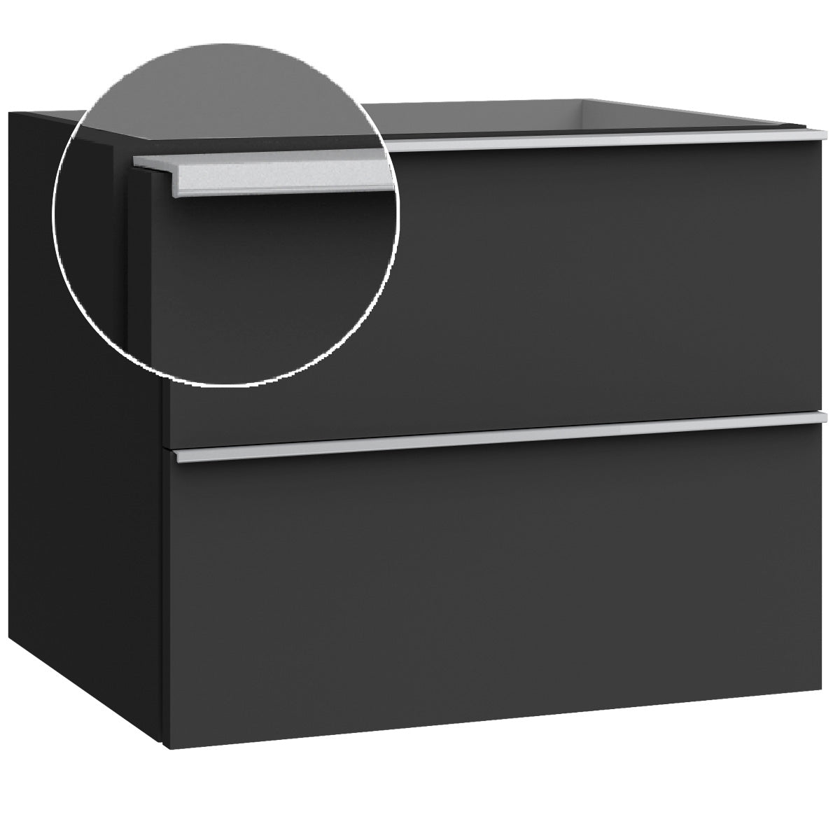 Kommode & Håndvask 60 cm Tenfors Harmoni Sort Mat