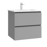 Kommode & Håndvask 60 cm Tenfors Viken Grå Mat