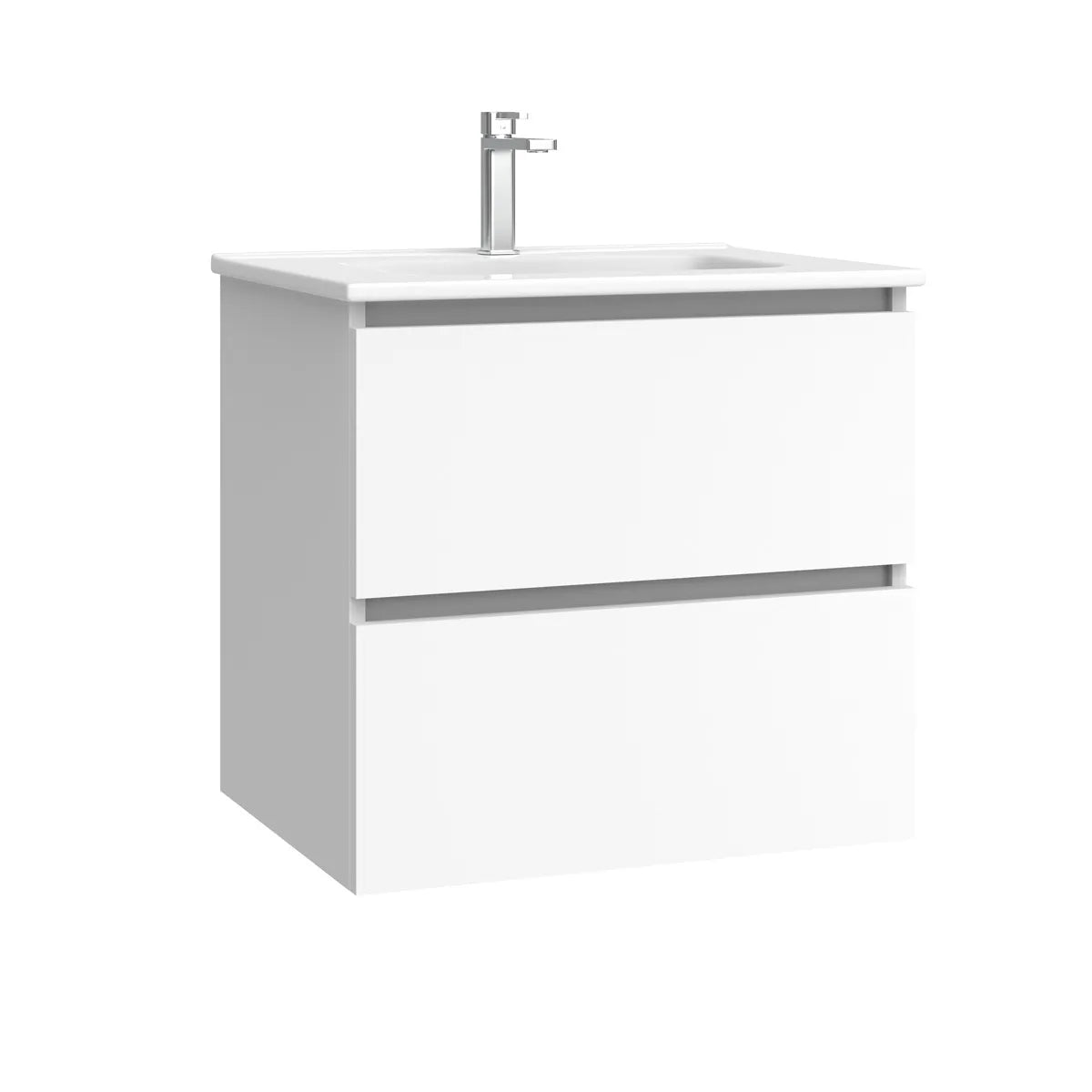 Kommode & Håndvask 60 cm Tenfors Viken Hvid Mat