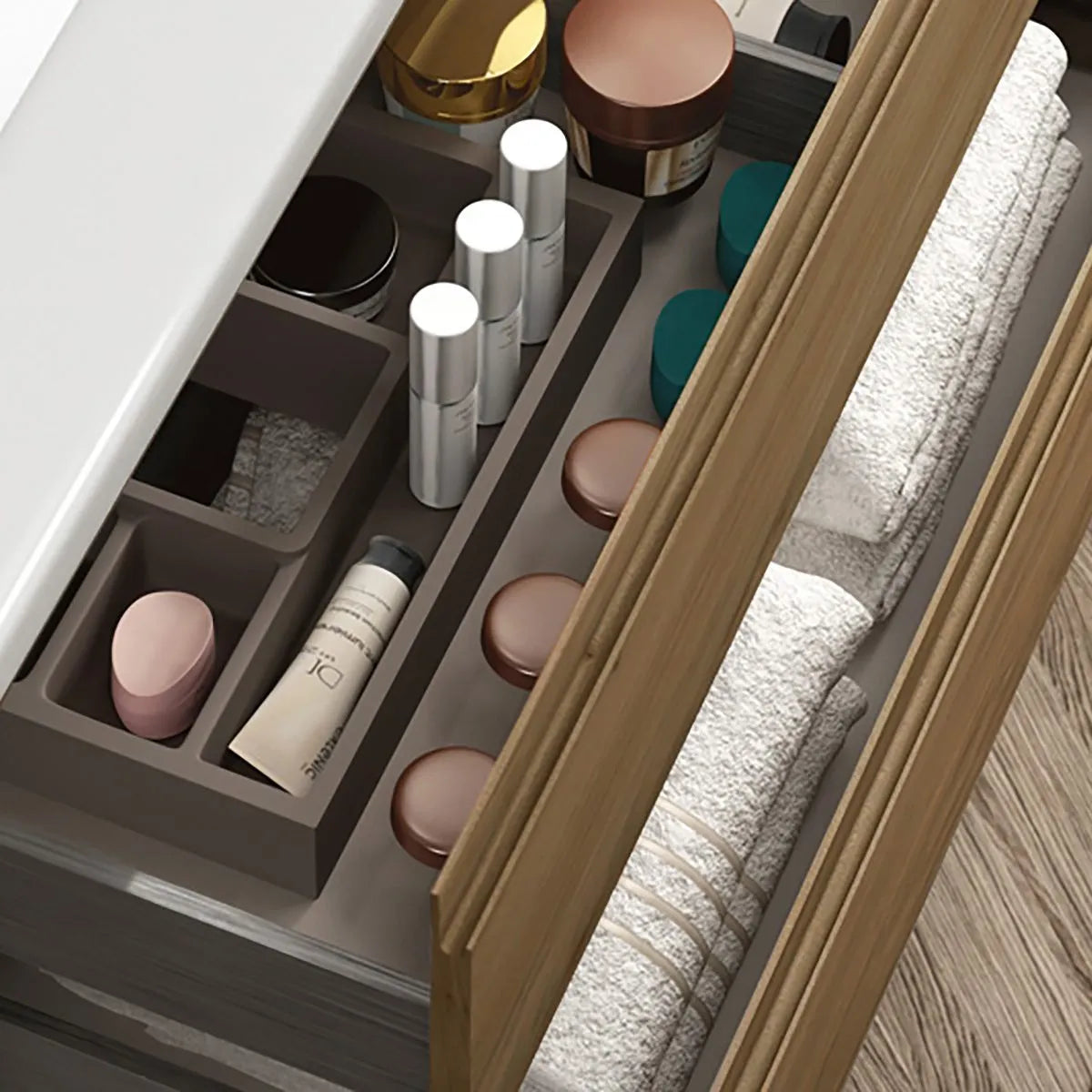 Kommode & Håndvask 80 cm Tenfors Norrvik Eg