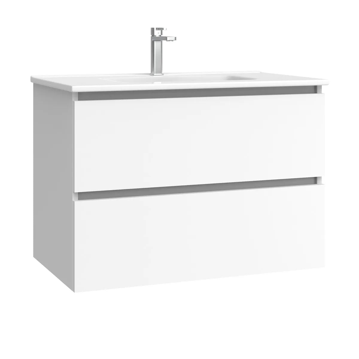 Kommode & Håndvask 80 cm Tenfors Viken Hvid Mat