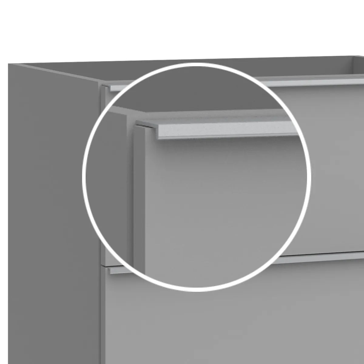 Kommode & Håndvask 120 cm Tenfors Harmoni Grå Mat
