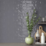 Vægflise Lineo Grey Blank 6,5x20