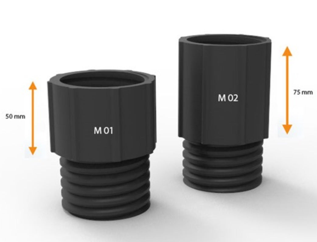 Forhøjning til terrassefod 75 mm