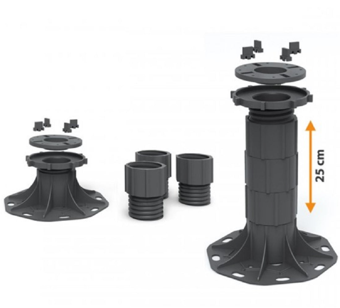 Forhøjning til terrassefod 75 mm