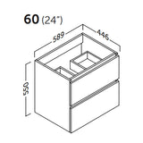 Kommode & Håndvask 120 cm Tenfors Viken Hvid Mat 4 skuffer