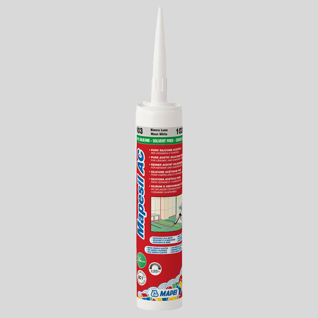 Mapesil AC Silikonefugemasse 103 Moon White 310 ml