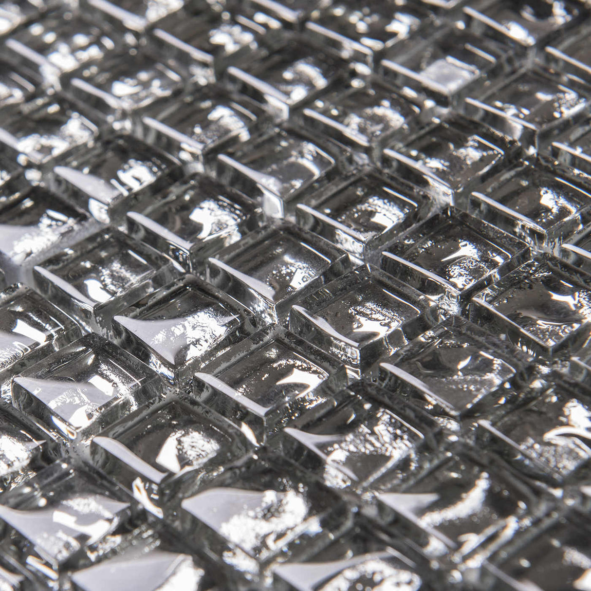 Mosaik Kristall Silver 30x30