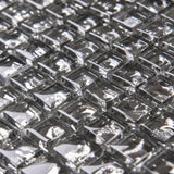 Mosaik Kristall Silver 30x30