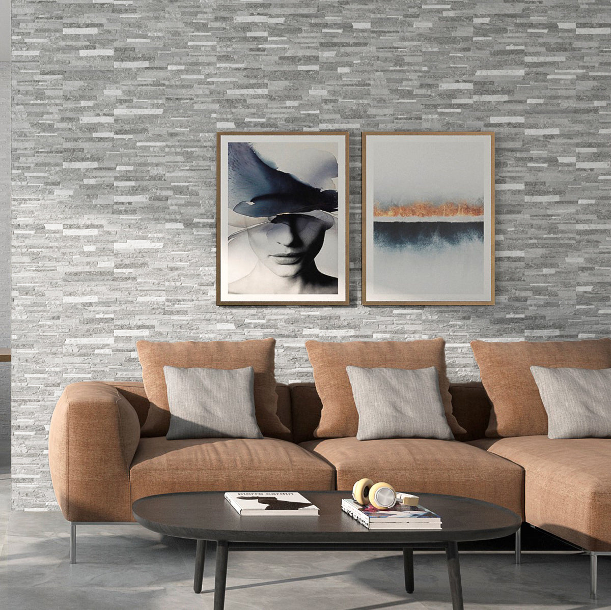 Vægflise Mubi Gris 17x52