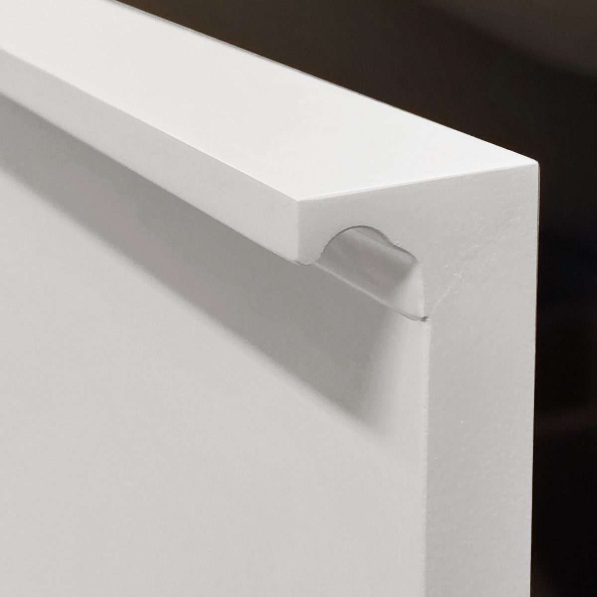 Kommode 80 cm Tenfors Nordlig Hvid Mat