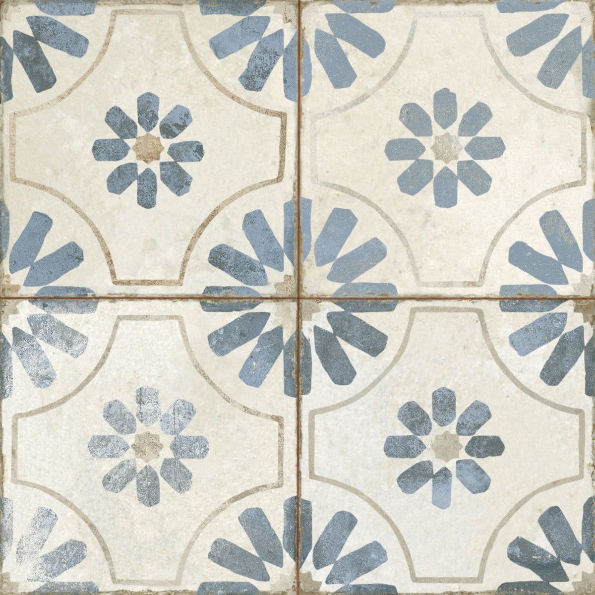 Klinker FS Blume Blue 45x45