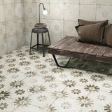Klinker FS Blume Black 45x45