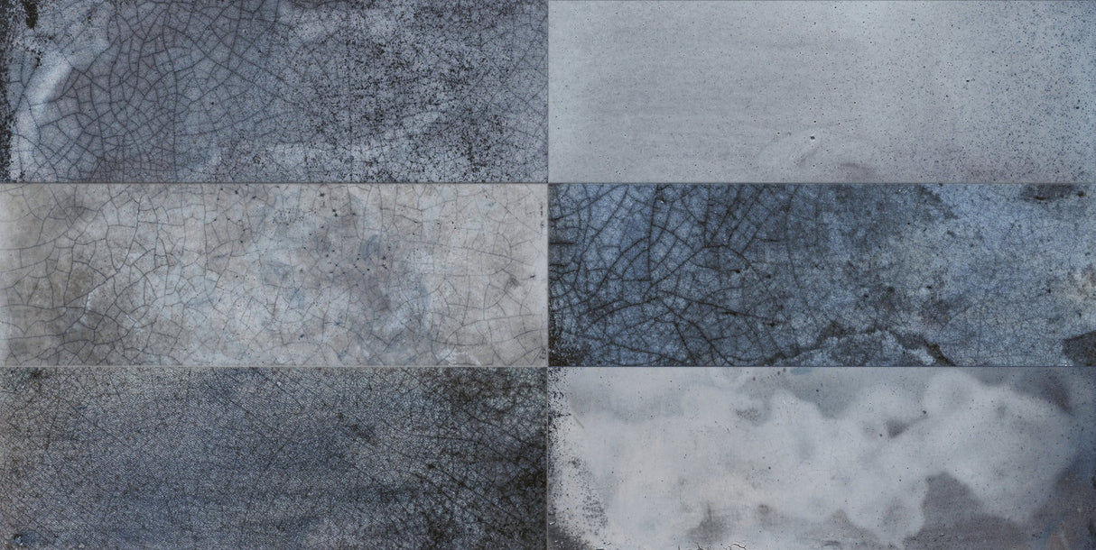 Vægflise FS Raku Blue 20x40