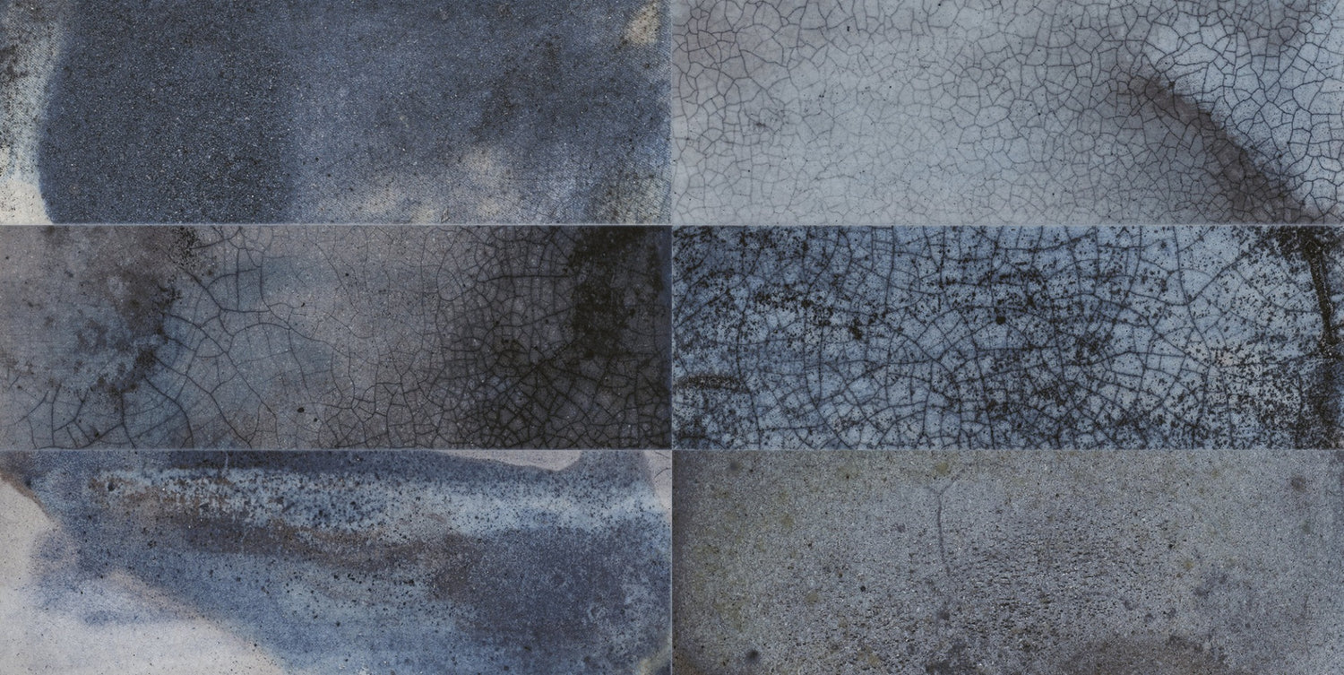 Vægflise FS Raku Blue 20x40