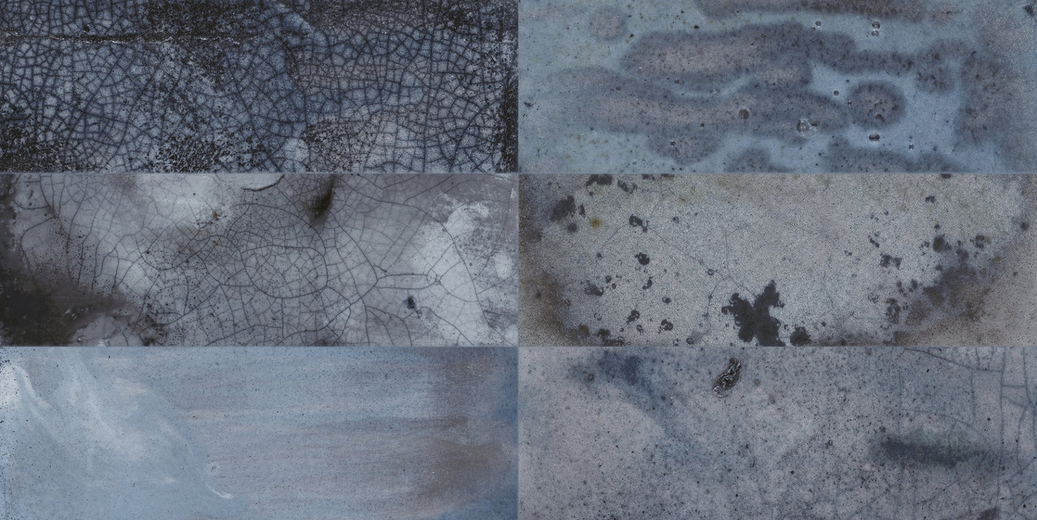 Vægflise FS Raku Blue 20x40