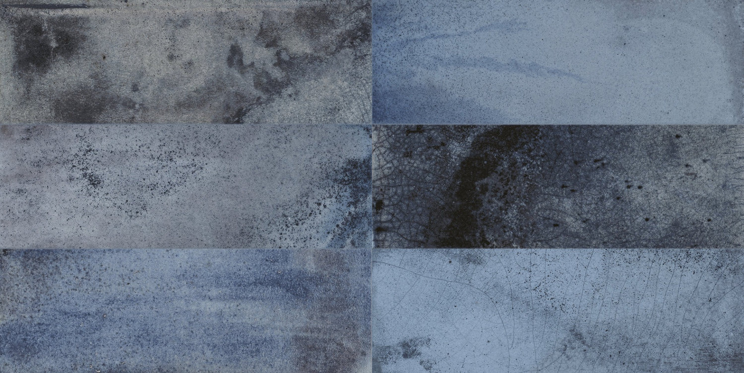 Vægflise FS Raku Blue 20x40