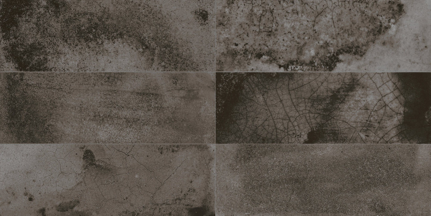 Vægflise FS Raku Black 20x40