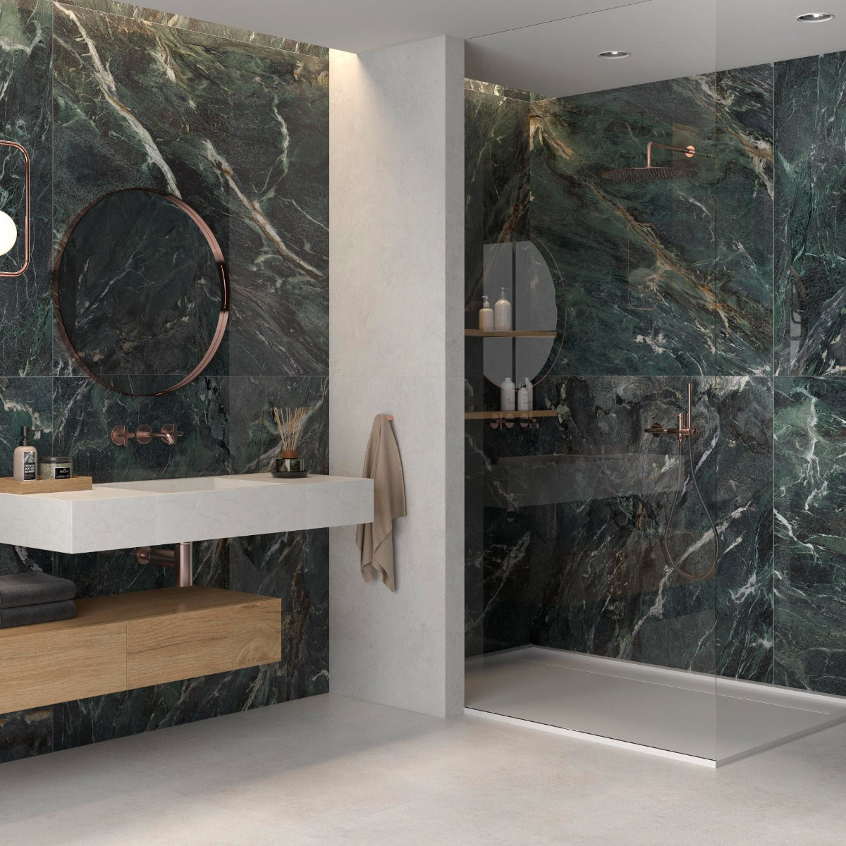 Klinker Lux Marble Green Blank Marmor 60x120