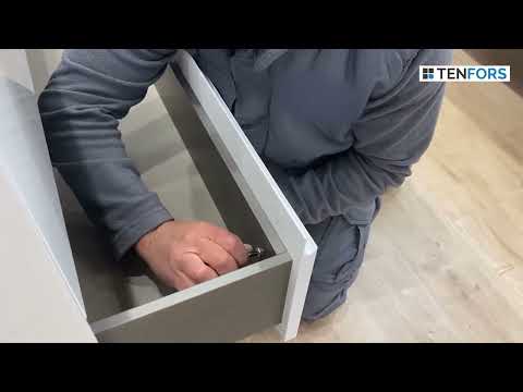 Kommode & Håndvask 60 cm Tenfors Harmoni Hvid Mat