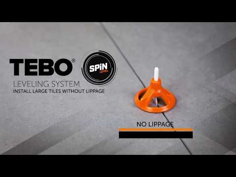 Nivelleringsskrue Spin Level 1 mm 250 stk