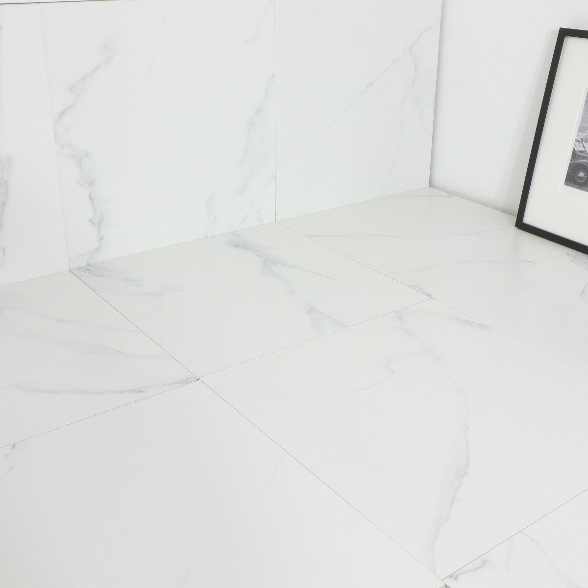Klinker Calacatta Blanco Mat Marmor 60x60