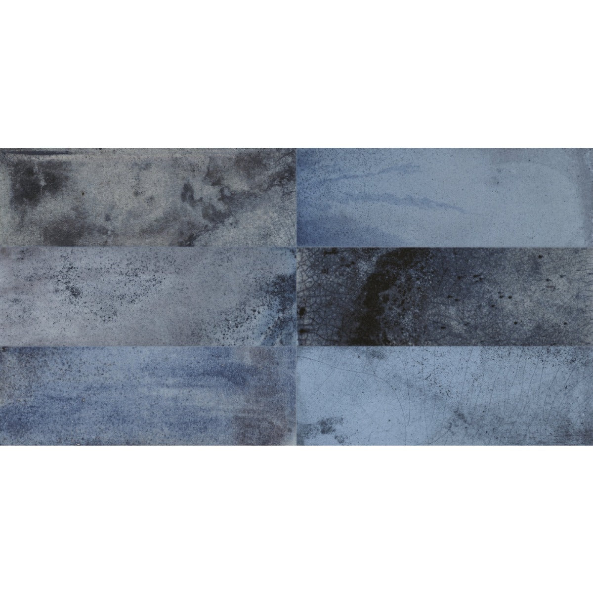Vægflise FS Raku Blue 20x40