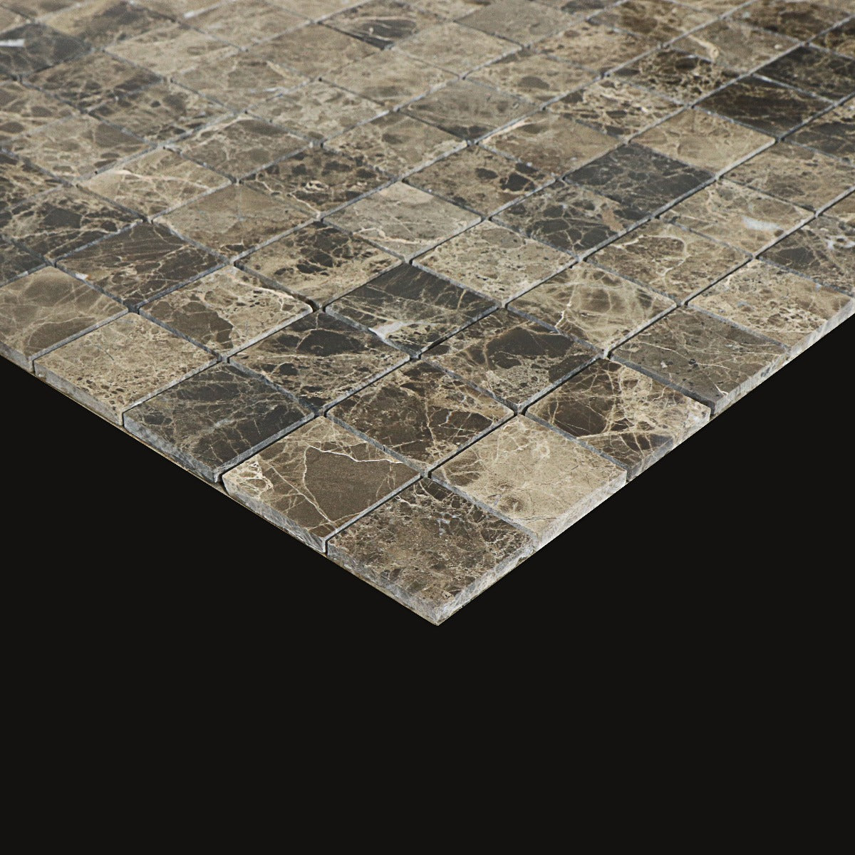 Mosaik Marmor Emperador 4,8x4,8