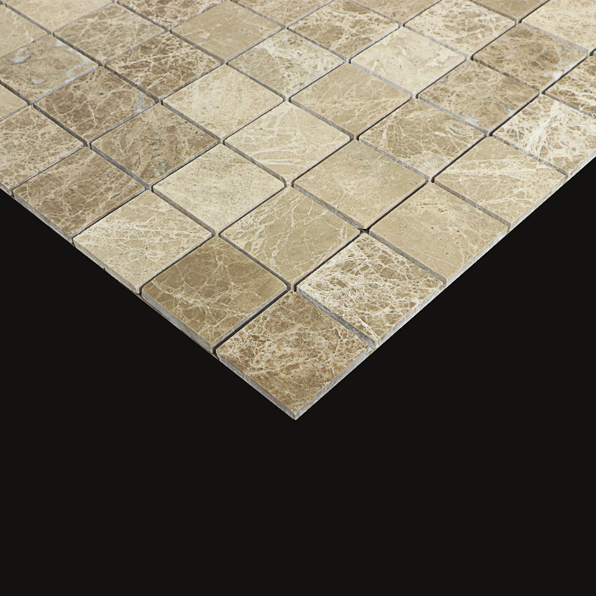 Mosaik Marmor Beige 4,8x4,8