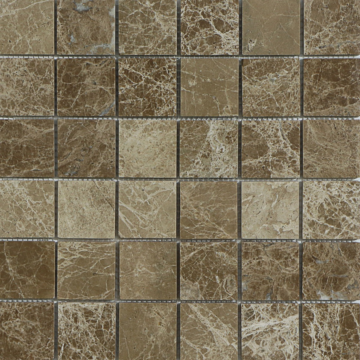 Mosaik Marmor Beige 4,8x4,8