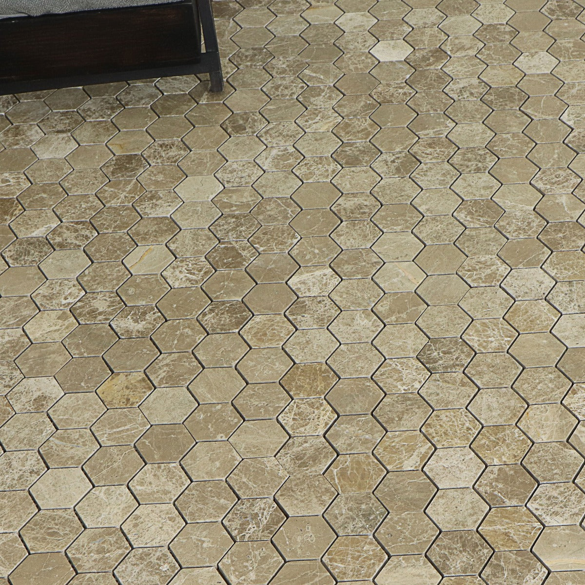 Mosaik Marmor Hexagon Beige