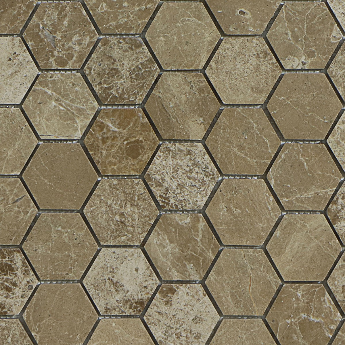 Mosaik Marmor Hexagon Beige