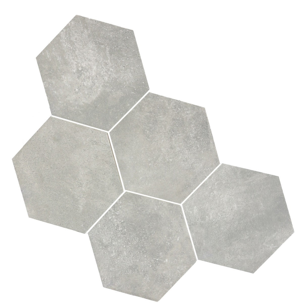 Klinker Hexagon Rift Cemento 23x26,6