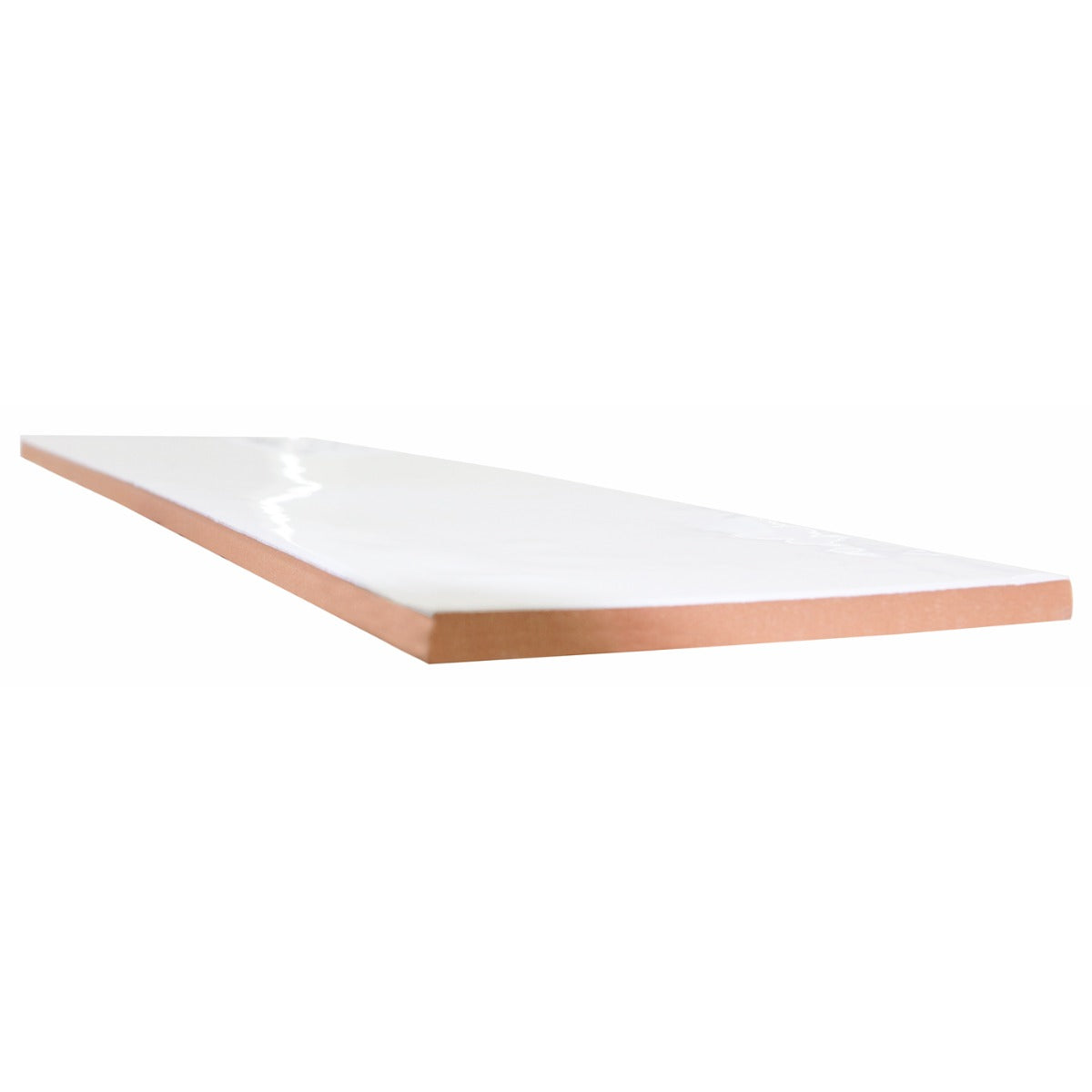 Vægflise Rustico Hvid Blank 10x30