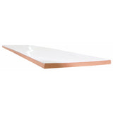 Vægflise Rustico Hvid Blank 10x30