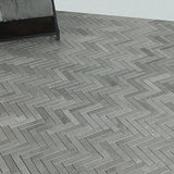 Mosaik Marmor Fishbone Stone Grey