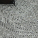 Mosaik Marmor Fishbone Ever Grey